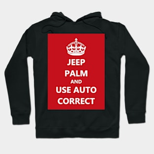 Auto Correct Poster Hoodie